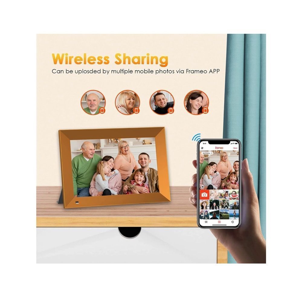 10.1 Inch WiFi Smart Digital Photo Frame,Motion Sensor - Picture 4 of 10